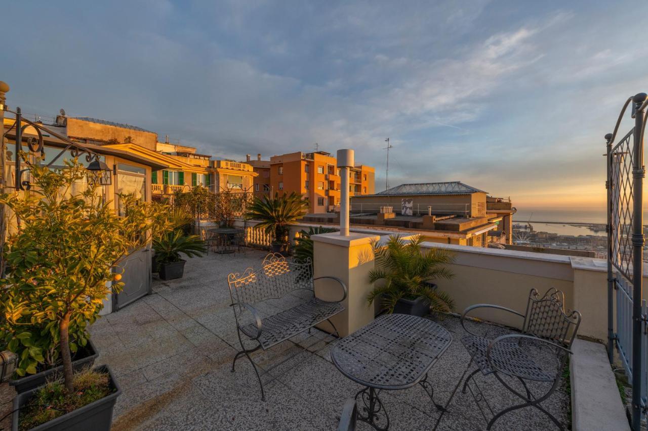 Castelletto Exclusive Terrace Penthouse Apartment Генуа Екстериор снимка