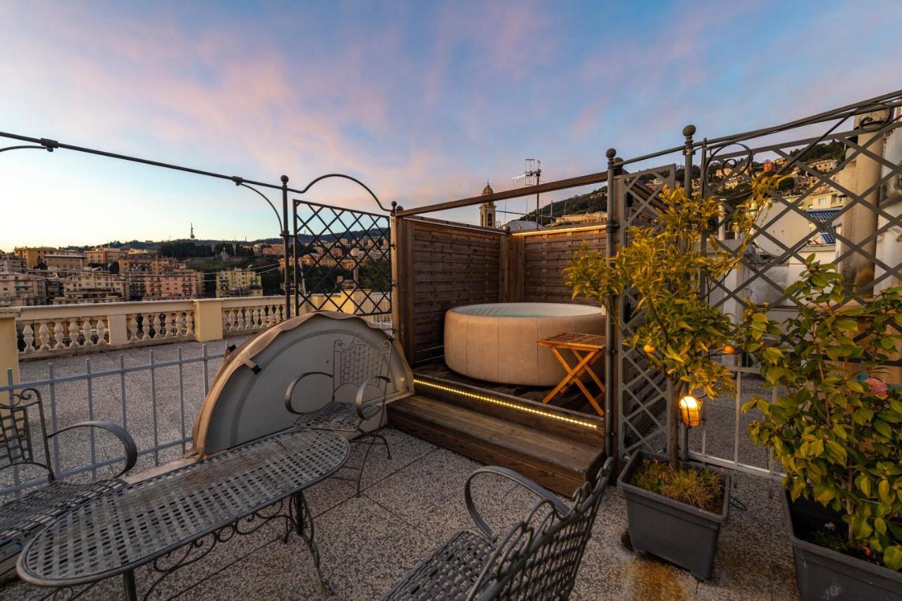 Castelletto Exclusive Terrace Penthouse Apartment Генуа Екстериор снимка